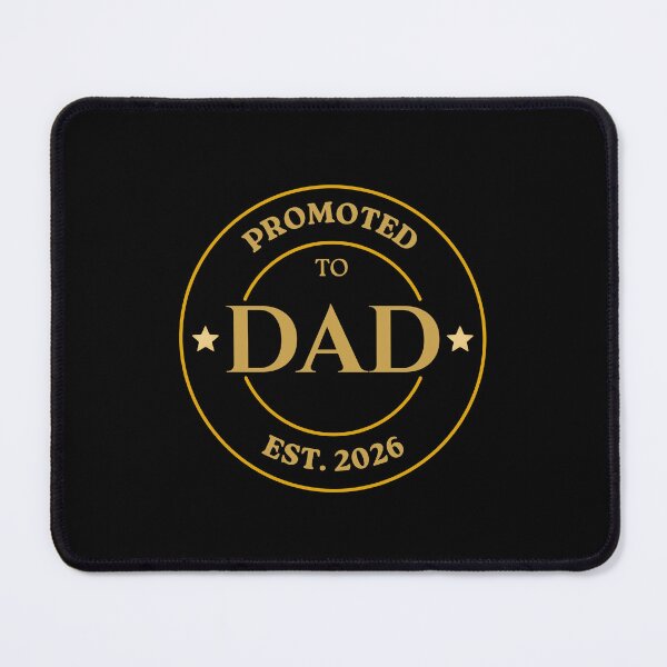 Item preview, Promoted to Dad 2026 – Classic Gold Badge designed and sold by MadeByMira.