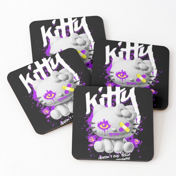 Item preview, Kitty Doesn't Say Hello Anymore - Edgy Dark Kawaii Goth designed and sold by GenZFashion000.