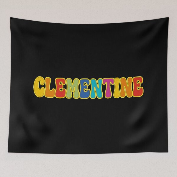 Item preview, ❤️ Clementine Personalized Name Wavy Retro Shirt, Coffee Mug, Sticker Gift designed and sold by HelixPedia.