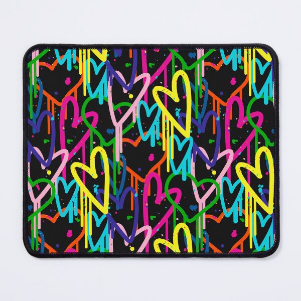 Item preview, All You Need Is Love Neon Graffiti Hearts Pattern – Colorful Street Art Love Design designed and sold by SeoulInkSoul.