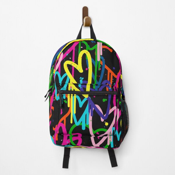 Item preview, All You Need Is Love Neon Graffiti Hearts Pattern – Colorful Street Art Love Design designed and sold by SeoulInkSoul.