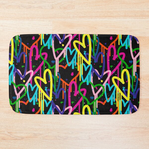 Item preview, All You Need Is Love Neon Graffiti Hearts Pattern – Colorful Street Art Love Design designed and sold by SeoulInkSoul.