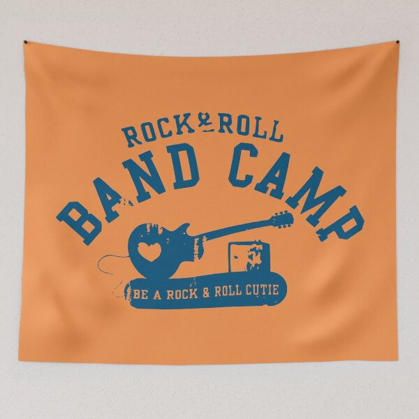 Item preview, Rock & Roll Band Camp Cutie Guitar – Cute Music Lover Vintage Style Design designed and sold by artworkathome.