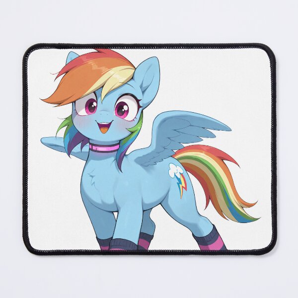Item preview, Cyberpunk My Little Pony - Rainbow Dash designed and sold by CeluniaMoon's Art - Cute Furry, Anime, and More! .