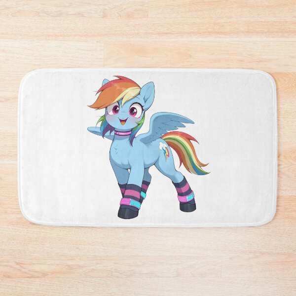 Item preview, Cyberpunk My Little Pony - Rainbow Dash designed and sold by CeluniaMoon's Art - Cute Furry, Anime, and More! .