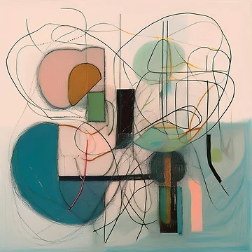 Artwork thumbnail, Geometric Abstract by Digitec Designs