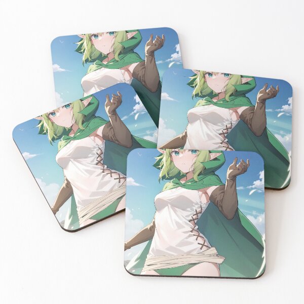 Item preview, Ryuu Lion Danmachi Anime Elf Forest Fantasy Adventure Green designed and sold by Tokyonomad.