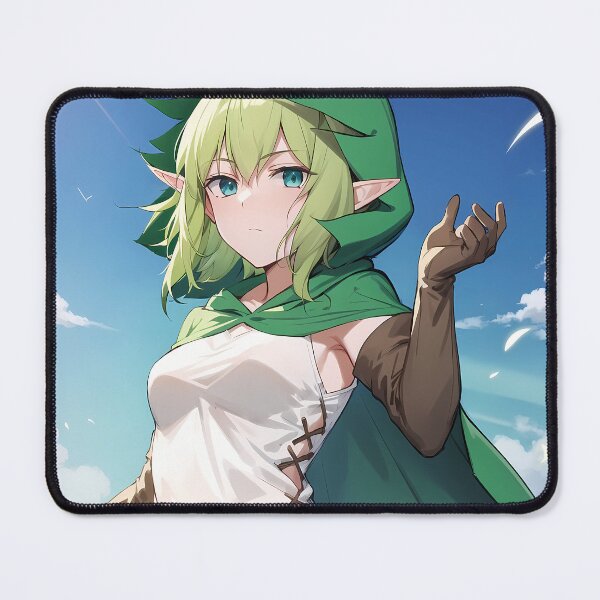 Item preview, Ryuu Lion Danmachi Anime Elf Forest Fantasy Adventure Green designed and sold by Tokyonomad.