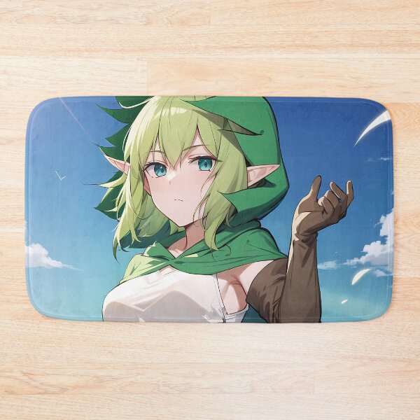 Item preview, Ryuu Lion Danmachi Anime Elf Forest Fantasy Adventure Green designed and sold by Tokyonomad.
