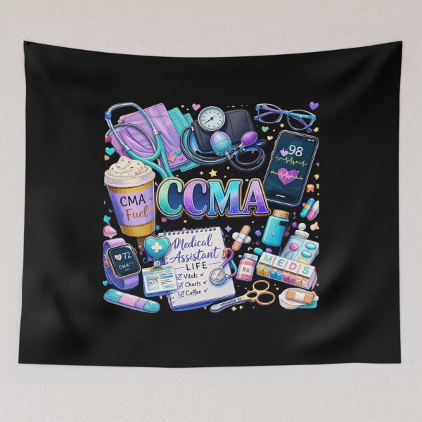 Item preview, CCMA Medical Assistant Design  |  Healthcare Aesthetic Graduation Gift designed and sold by Divine Boutique.