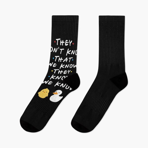 Item preview, They Don't Know Quote with Ducks designed and sold by HUTEND.