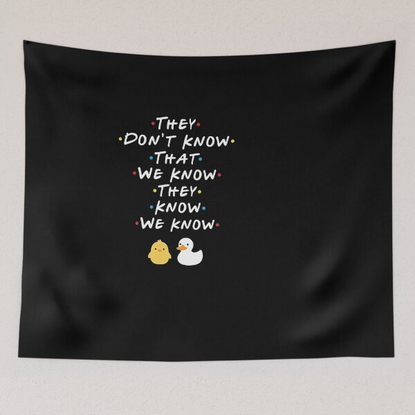 Item preview, They Don't Know Quote with Ducks designed and sold by HUTEND.