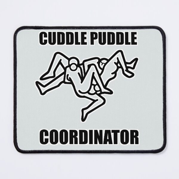 Item preview, Cuddle Puddle Coordinator Funny Sexy Festival Badge designed and sold by FestDrip.
