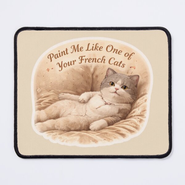 Item preview, Funny Titanic Cat T-Shirt – Paint Me Like One of Your French Cats, British Shorthair Meme Art designed and sold by Mojibebe.