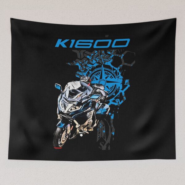 Item preview, K1600 Sport Touring Motorcycle Graphic Tee designed and sold by FroggyBaBoy.