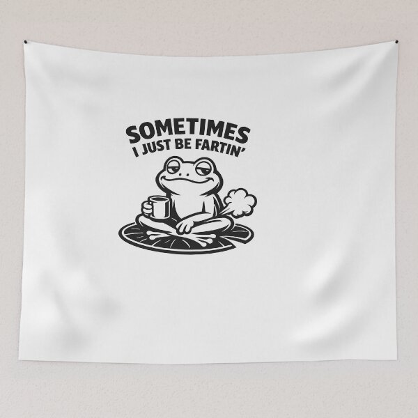 Item preview, Funny Frog Farting Humor designed and sold by HUTEND.