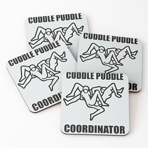 Item preview, Cuddle Puddle Coordinator Funny Sexy Festival Badge designed and sold by FestDrip.