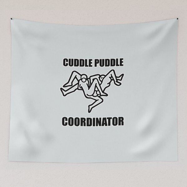 Item preview, Cuddle Puddle Coordinator Funny Sexy Festival Badge designed and sold by FestDrip.