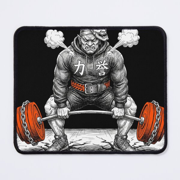 Item preview, Ronin Oni Gym Goon - Sumo PR (Neon Orange Edit) designed and sold by CleverCulture.