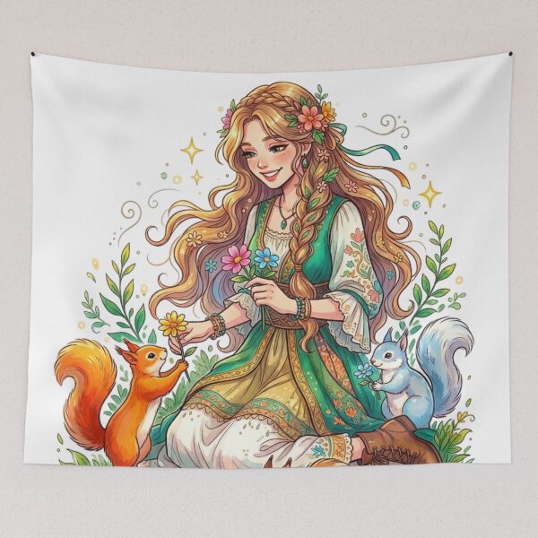 Item preview, Women and Flowers designed and sold by PP&RAINBOW SHOP.
