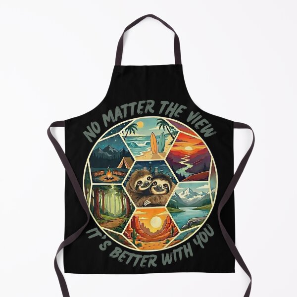 Item preview, NO MATTER THE VIEW IT'S BETTER WITH YOU- SLOTH EDITION designed and sold by MogDog - Ausrally.