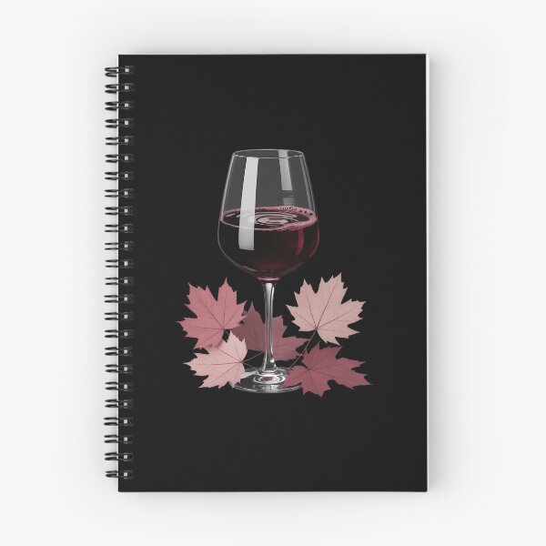Item preview, Wine Drinker Glass of Wine Maple Leaf Autumn Fall Drinking designed and sold by EllenJast.