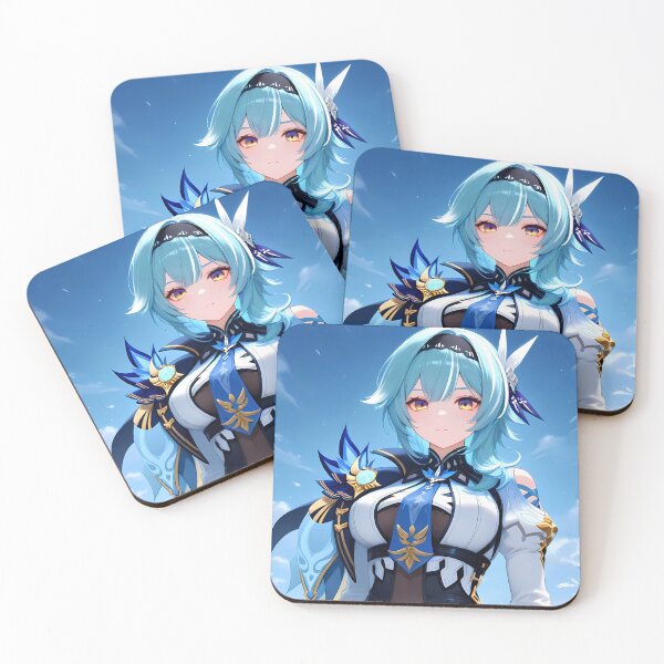 Item preview, Eula Genshin Impact Skyward Cryo Knight Portrait designed and sold by Tokyonomad.