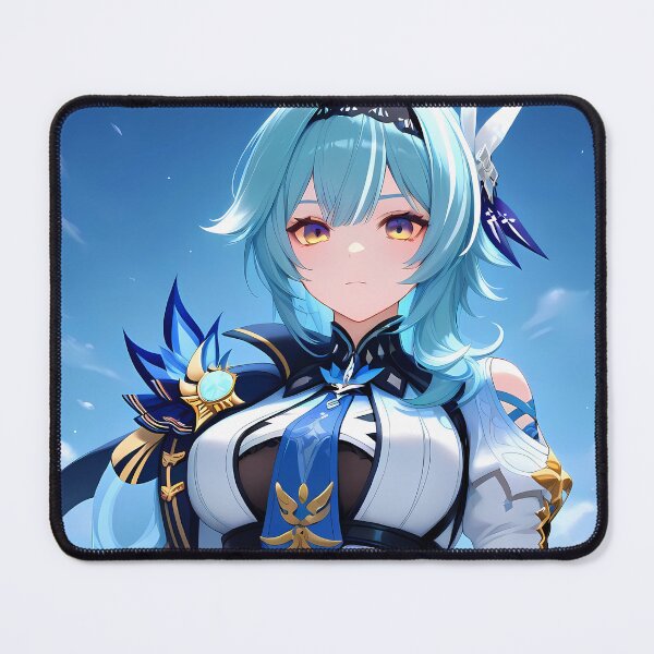 Item preview, Eula Genshin Impact Skyward Cryo Knight Portrait designed and sold by Tokyonomad.