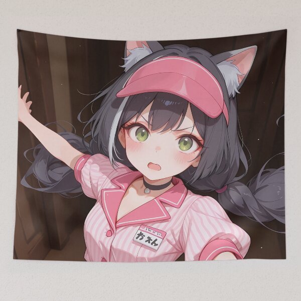 Item preview, Kyaru Café Maid Surprise Princess Connect Game Anime Girl designed and sold by Tokyonomad.