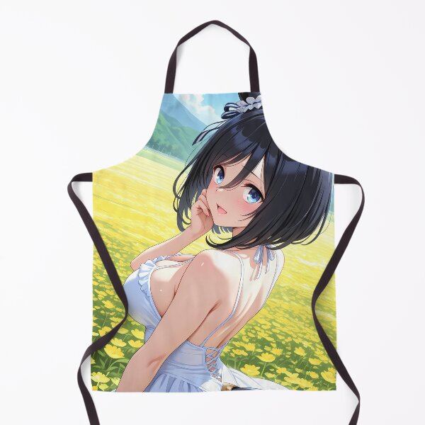 Item preview, Eishin Flash Uma Musume Pretty Derby Flower Field Mountains Back View designed and sold by Tokyonomad.