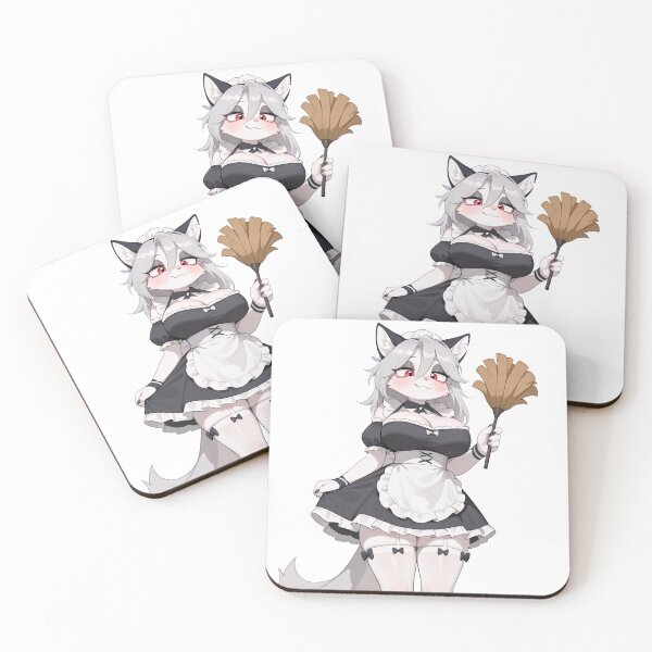 Item preview, Loona Maid Kitty Version designed and sold by CeluniaMoon's Art - Cute Furry, Anime, and More! .