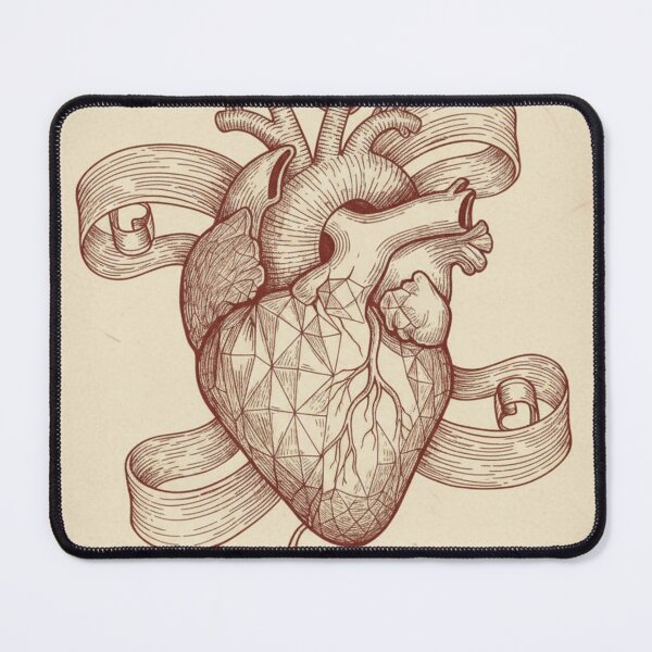 Item preview, Heart of Diamonds – Vintage Card with Dark Anatomy designed and sold by HeyHas.