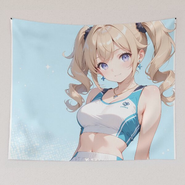 Item preview, Barbara Genshin Impact Sporty Summer Training designed and sold by Tokyonomad.