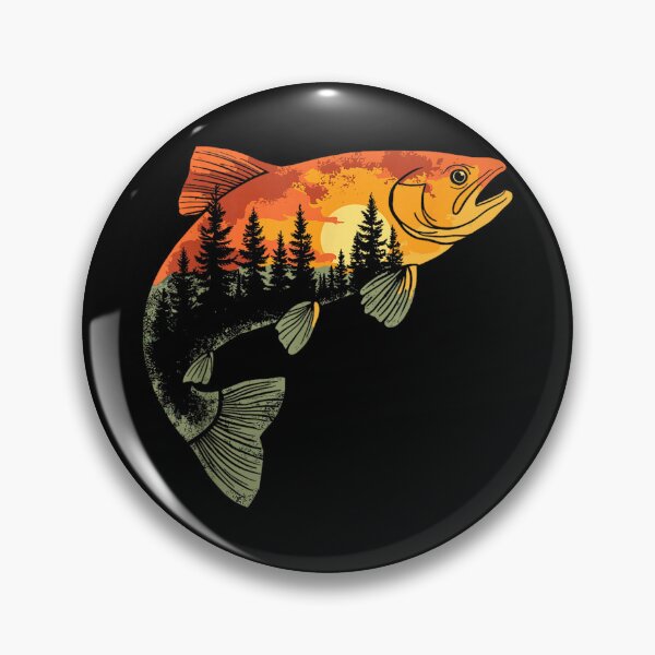 Item preview, Trout Fly Fishing Angler Fisherman Nature Forest Outdoor Adventure designed and sold by alber-garnell.