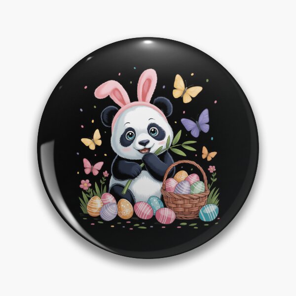 Item preview, Colorful Egg Happy Easter Day Cute Panda Bunny Egg Hunting1 designed and sold by IdunayaStore.