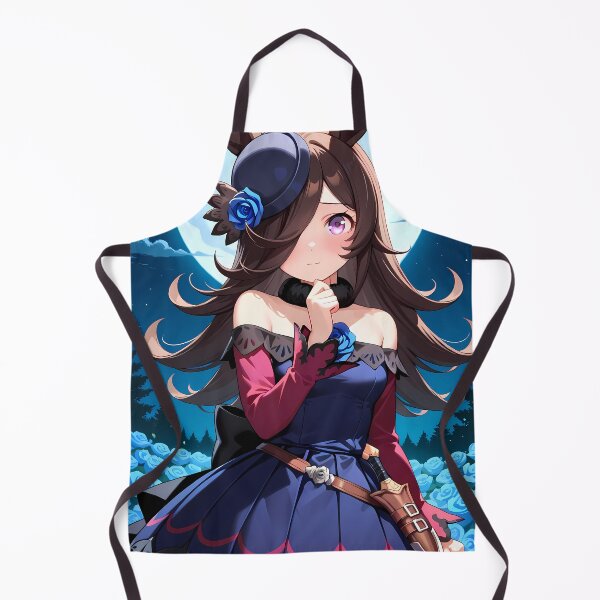Item preview, Rice Shower Uma Musume Moonlight Blue Roses Garden Night designed and sold by Tokyonomad.
