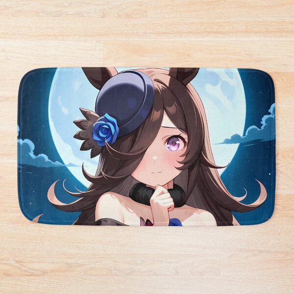 Item preview, Rice Shower Uma Musume Moonlight Blue Roses Garden Night designed and sold by Tokyonomad.
