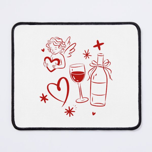 Item preview, Cupid Valentine Wine Heart Men Women Valentines designed and sold by IdunayaStore.