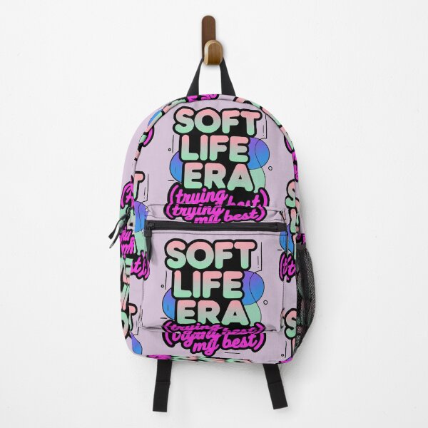 Item preview, Soft Life But Mentally Tired Sticker – Aesthetic Gen Z Meme, Relatable Burnout Humor, Cute Minimal Design designed and sold by VectorJoy.
