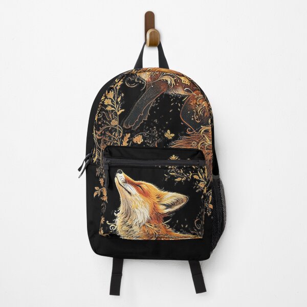 Item preview, Fox Silhouette With Flowers Cottagecore Aesthetic Woodland Animal designed and sold by alber-garnell.