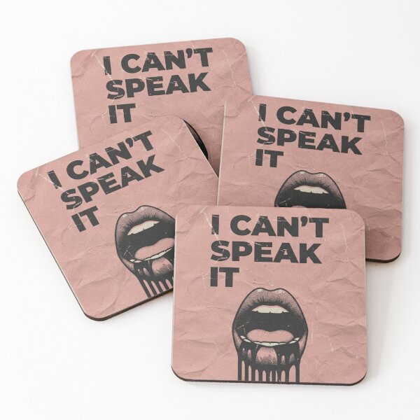 Item preview, I Can't Say It – Silent Scream Dark Art designed and sold by HeyHas.