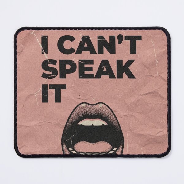 Item preview, I Can't Say It – Silent Scream Dark Art designed and sold by HeyHas.