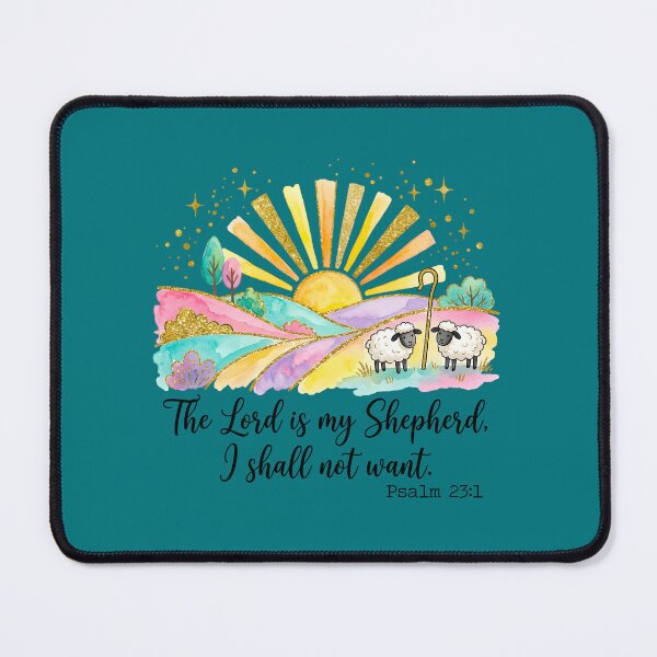 Item preview, The Lord is My Shepherd Scripture Art designed and sold by The Loved Label.