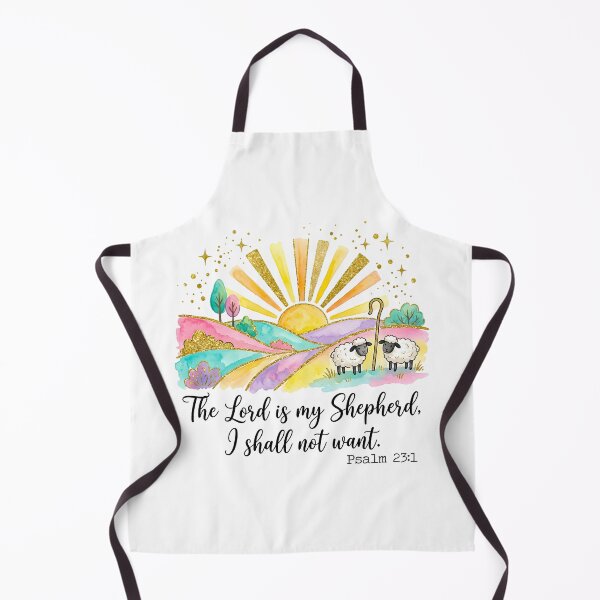 Item preview, The Lord is My Shepherd Scripture Art designed and sold by The Loved Label.