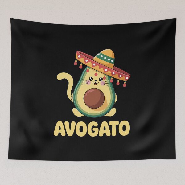 Item preview, Cute Avogato Cinco de Mayo Cat Avocado designed and sold by IdunayaStore.