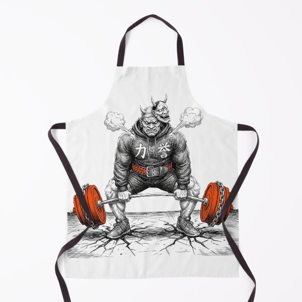 Item preview, Ronin Oni Gym Goon - Sumo PR (Neon Orange Edit) designed and sold by CleverCulture.