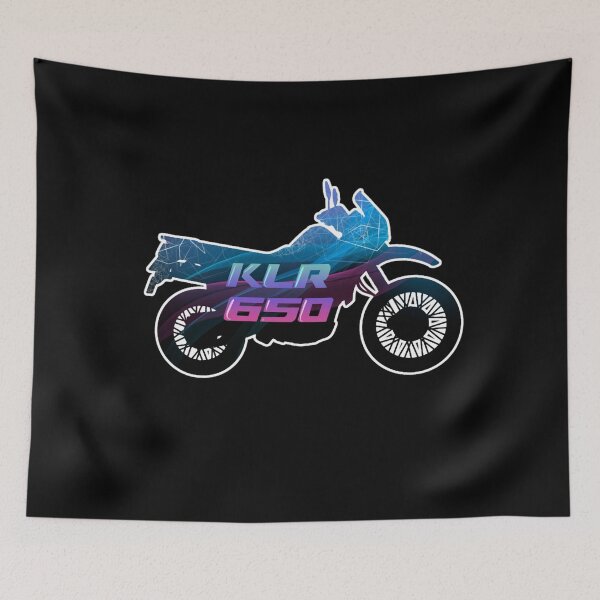 Item preview, KLR 650 Neon Adventure Bike Tee designed and sold by FroggyBaBoy.