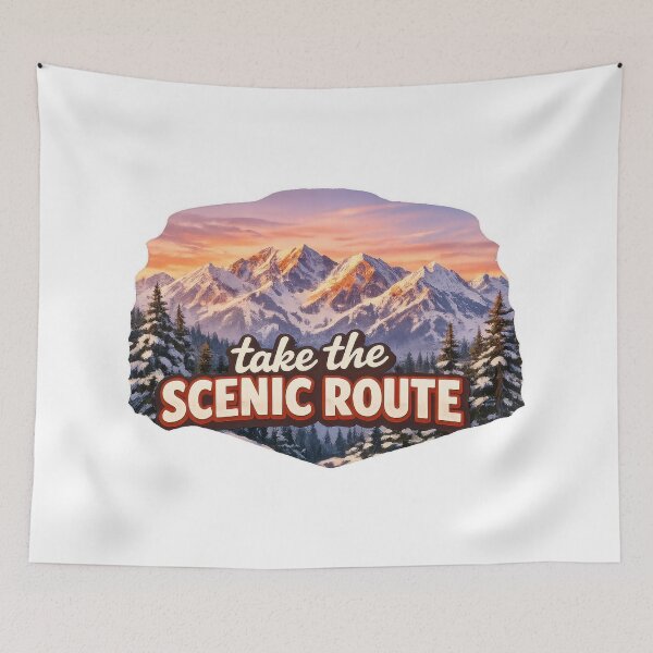 Item preview, Snowy Mountain Wilderness designed and sold by jgvisualarts.