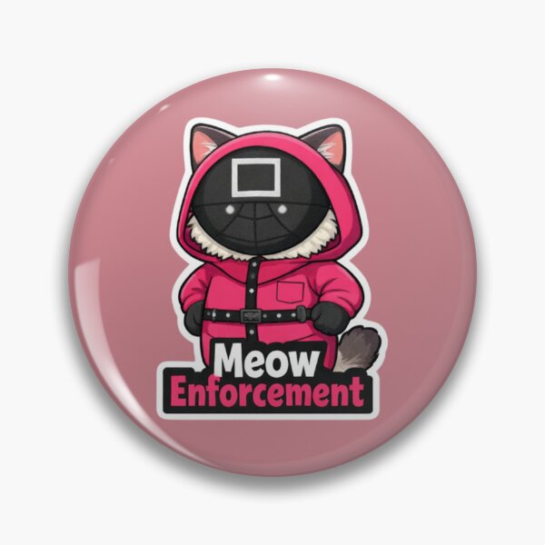 Item preview, Meow Enforcement (Guard Cat) designed and sold by Mojibebe.