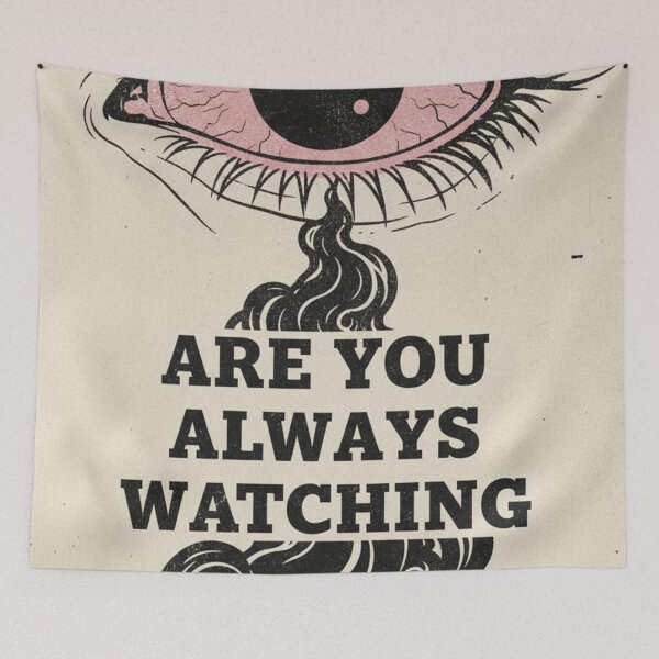Item preview, Are You Always Watching? – Distorted Surreal Eye designed and sold by HeyHas.